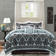 Madison Park Melina Duvet Bed Cover Set Flocking